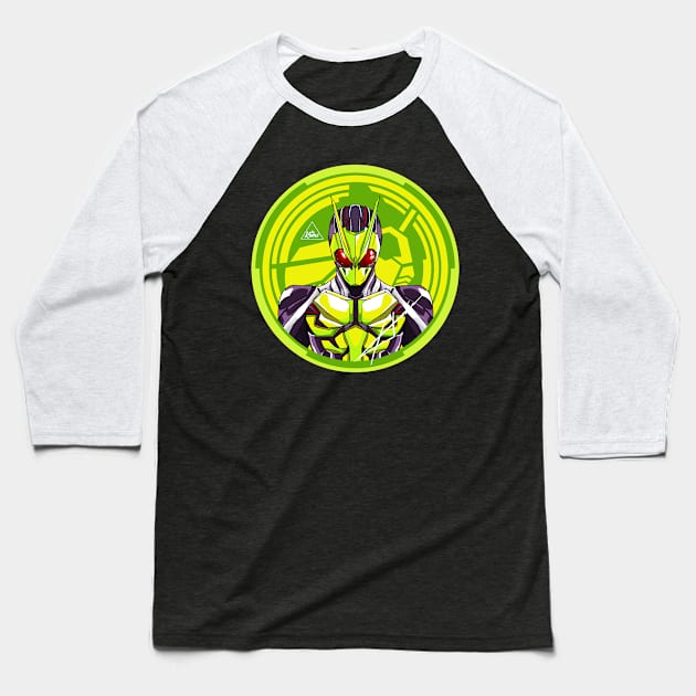 Zero One Rising Hopper Baseball T-Shirt by Hamimohsin